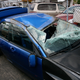 Illustration for article titled Subaru STI Hits Two Trees At Speed, Flips Twice, Everyone Survives!
